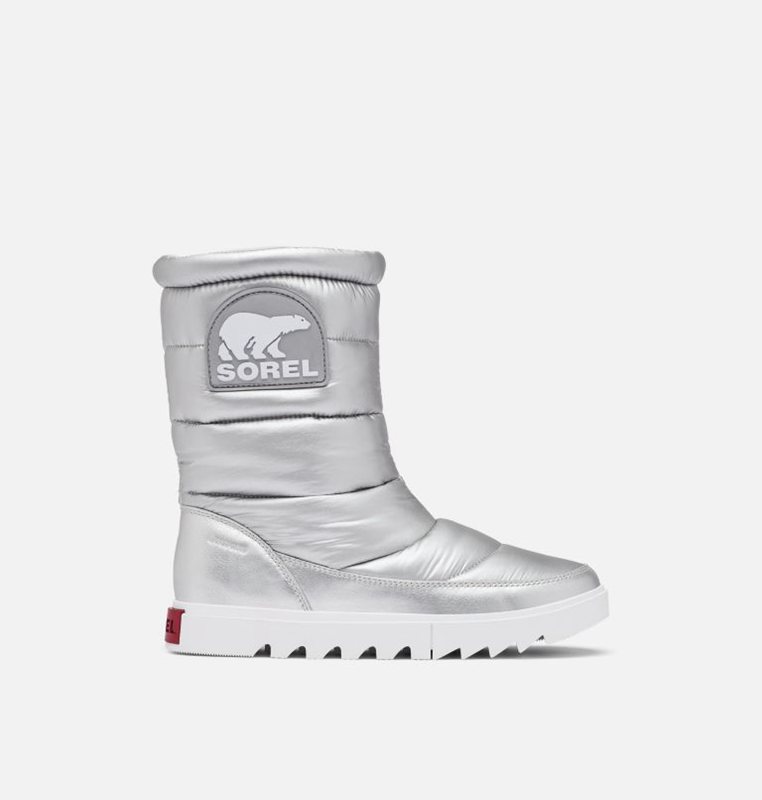 Sorel Dam Vinterkängor Silver - Joan Of Arctic™ Next Lite Mid Puffy Låga - REU-859071